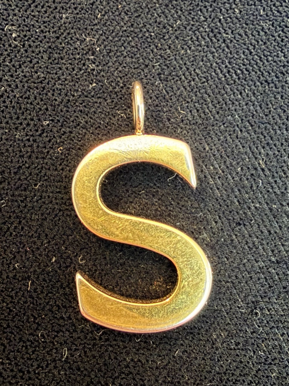 Chloe Gold Letter S Pendant